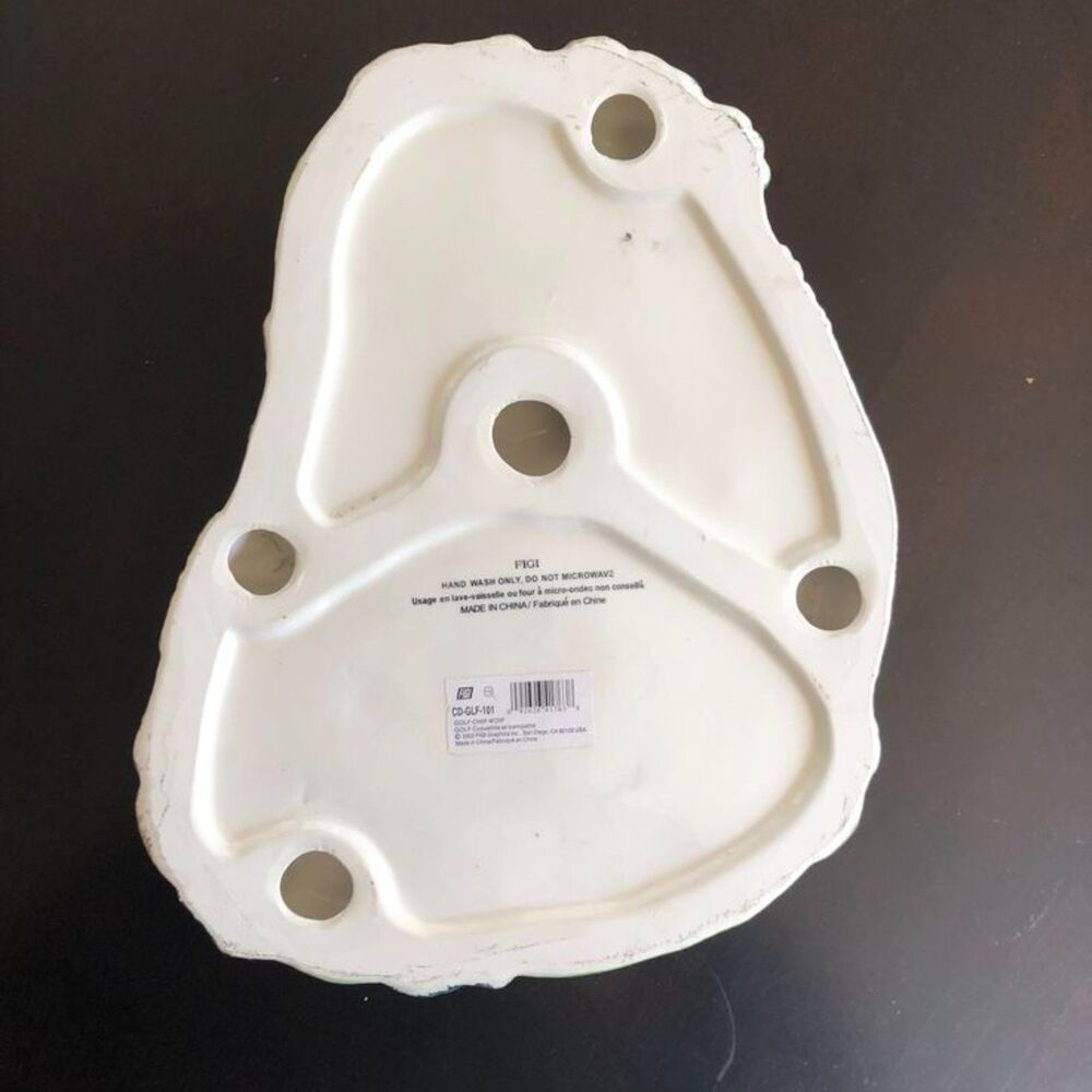 Ceramic Golf Hole Sand Trap Chips and Dip Bowl by Figi - Picture 5 of 6